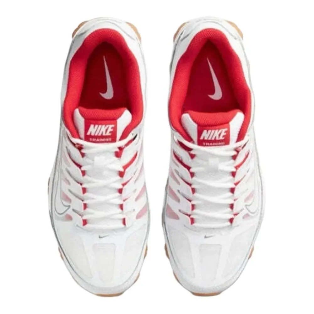 Nike Running Shoes REAX 8 TR MESH, White w/ Red, Men's Size 10.5, NEW